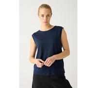 KnowledgeCotton Apparel Shirt VIOLET aus Bio-Leinen blau (total eclipse) S