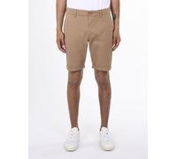 KnowledgeCotton Apparel Shorts - CHUCK regular chino poplin shorts Beige (Tuffet) 30