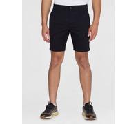 KnowledgeCotton Apparel Shorts - CHUCK regular chino poplin shorts Schwarz (Black Jet) 33