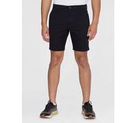 KnowledgeCotton Apparel Shorts - CHUCK regular chino poplin shorts Schwarz (Black Jet) 34