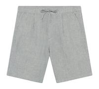 KnowledgeCotton Apparel Leinenshorts - Loose linen shorts - VEGAN - aus Bio-Leinen Grau-Yarndyed (Ultimate Grey) L
