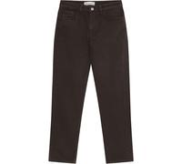 KnowledgeCotton Apparel Damen Stella Straight Mid-Rise Twill Hose (Größe INCH 31/30, braun)