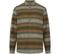 KnowledgeCotton Apparel Striped Shirt green stripe - Größe XXL