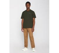KnowledgeCotton Apparel T-Shirt LOKE Badge aus Bio-Baumwolle - ROC/GOTS/Vegan gruen (forrest) night M