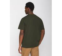 KnowledgeCotton Apparel T-Shirt LOKE Badge aus Bio-Baumwolle - ROC/GOTS/Vegan gruen (forrest) night XXL