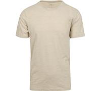 KnowledgeCotton Apparel T-shirt Streifen Beige - Größe XL Beige XL