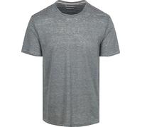 KnowledgeCotton Apparel - Organic Linen Striped T-Shirt - T-Shirt, Gr. XL, grau (Navy)