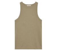 KnowledgeCotton Apparel Tanktop gerippt - Racer rib top - aus Bio-Baumwolle Grün (Twill) M