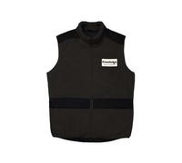 KnowledgeCotton Apparel Teddy Fleece Weste aus recycelten Polyester Black Jet (Schwarz) M