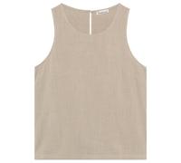KnowledgeCotton Apparel Linen-Mix Top Women light feather gray - Größe L