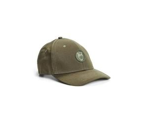 KnowledgeCotton Apparel Twill Badge Schirmmütze aus Bio-Baumwolle gruen-forrest-night
