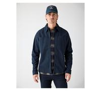 KnowledgeCotton Apparel Twill-Overshirt Hemdjacke aus Bio-Baumwolle GOTS/Vegan blau (total eclipse) M