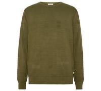 KnowledgeCotton Apparel Crewneck Strickpullover VAGN aus Bio-Baumwolle - ROC/GOTS/Vegan grün (burned olive) XL