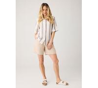 KnowledgeCotton Apparel - Women's Posey Linen-Mix Shorts - Shorts, Gr. S, beige (LightFeatherGray)