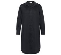 KnowledgeCotton Apparel - Women's Classic Linen Dress - Kleid, Gr. S, schwarz (BlackJet)