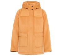 KnowledgeCotton Apparel - Women's Felted Wool Duffle Coat - Parka, Gr. XL, orange (AppleCinnamon)