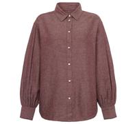 KnowledgeCotton Apparel - Women's Fisbone Flanel - Bluse, Gr. XL, braun (Fig)