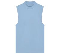 KnowledgeCotton Apparel - Women's High Neck Rib Top - Top, Gr. L, blau (Skyway)