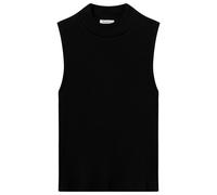 KnowledgeCotton Apparel - Women's High Neck Rib Top - Top, Gr. L, schwarz (BlackJet)