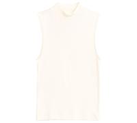 KnowledgeCotton Apparel - Women's High Neck Rib Top - Top, Gr. L, weiß (StarWhite)