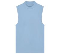 KnowledgeCotton Apparel - Women's High Neck Rib Top - Top, Gr. M, blau (Skyway)