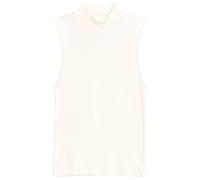 KnowledgeCotton Apparel - Women's High Neck Rib Top - Top, Gr. M, weiß (StarWhite)