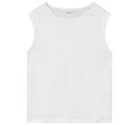 KnowledgeCotton Apparel - Women's Loose Fold Up Linen - Top, Gr. S, weiß (BrightWhite)