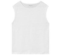 KnowledgeCotton Apparel Linen Tank Top Women bright white - Größe XL