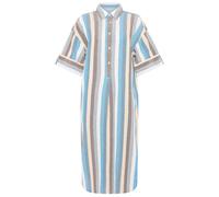 KnowledgeCotton Apparel - Women's Organic Cotton Shirt Dress - Kleid, Gr. L, grau (MultiColorStripe)