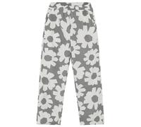KnowledgeCotton Apparel - Women's Posey Linen-Mix Printed Pants - Freizeithose, Gr. M, grau (Grey)