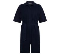 KnowledgeCotton Apparel - Women's Posey Wide Fit Bouclé Suit - Jumpsuit, Gr. XL, blau (NightSky)