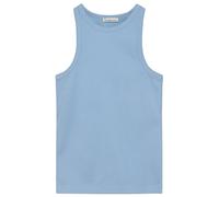 KnowledgeCotton Apparel - Women's Racer Rib Top - Top, Gr. L, blau (Skyway)
