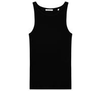 KnowledgeCotton Apparel - Women's Racer Rib Top - Top, Gr. S, schwarz (BlackJet)