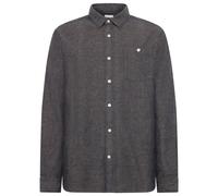 KnowledgeCotton Apparel - Zig-Zag Twill Structure Shirt - Hemd, Gr. M, grau (NightSky)