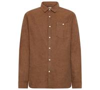 KnowledgeCotton Apparel - Zig-Zag Twill Structure Shirt - Hemd, Gr. XXL, braun (ChocolateTorte)