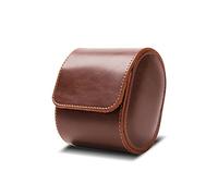 KnR Harmony Retro Watch Organizer Lederuhrenhalter Reise Single Watch Case Uhr Geschenk box für Weihnachten Geburtstag Jubiläum