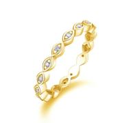 KnSam Echtgold Schmuck Pärchen Ringe Au 375/585/750 Weißgold, Eheringe Unendlichkeit mit Diamant, Trauringe Weiß Gold 9K/14K/18K, Gr.47-65