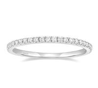 KnSam Silber Ring Damen 925 Sterling Silber, Ewigkeitsring Dünn Zierlich Trauring Frau, Damen Verlobungsringe, Gr.58 (18.5)