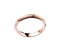 KnSam Verlobungsring Au750 Rotgold Echter Schmuck, Eheringe Klassiker, Ring 18K Gold, Gr.62 (19.7)