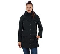 Knuffelwuff Damen Übergangsjacke - Leichte wasserdichte Jacke Lexington Größe: S / 36 Schwarz - Atmungsaktive Regenjacke mit extra vielen Taschen für Outdoor, Wandern, Reisen, Gassi gehen