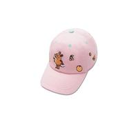 koaa Die Maus „Früchte“ Polo Cap Kinder - Sommer Basecap rosa mit Stickerei, verstellbare Baumwoll-Kappe mit Maus Motiv (DE/NL/SE/PL, Alter, 1 Jahr, 3 Jahre, Rosa)