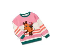 koaa Die Maus Frühling Sweatshirt - Sendung mit der Maus, Pink, 100% Bio-Baumwolle, Kids Sweater, Pullover Jungen, mädchen Langarmshirt, 98-128 (DE/NL/SE/PL, Numerisch, 116, Regular, Pink)