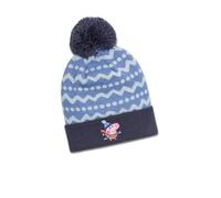 koaa Peppa Wutz Zig Zag Bobble Beanie - Peppa Pig, mütze Kinder, wintermütze, kindermütze, Jungen, bommel für mädchen, bommelmütze, mützen, strickmütze, mädchen-mützen, Winter
