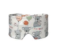 Koala, Vollständige Augenabdeckungen, lichtblockierende Augenmaske, Schlafaugen- und Ohrenschützer