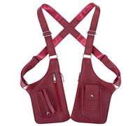 KOBONA Double Schulter Armtasche: Diebstahlschutz Versteckte Unterarm Schultertasche for Damen und Herren, Verstellbares Leder Armor Umhängetasche mit Mehreren Taschen