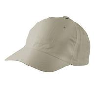 EXNER Base-Cap, Cappy, Golf-Cap, 6-Panel, für Gastronomie, Sport, Golf, Reiten, Freizeit, Arbeit, Baumwoll-Mischgewebe, Farbe Sand
