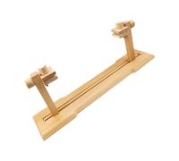 KOCKSHION Kreuzstichständer aus Buchenholz 1 Satz Verstellbarer Stickrahmen Ständer für Quadratische und Runde Stickrahmen Leicht und Praktisch für Kreuzsticharbeiten zu Hause