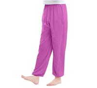 KODMNSW Hosen Mädchen Sporthose Jogginghose Trainingshose Laternenhosen Hose Baumwolle Sommerhose Anti-Moskito-Hose Teenager Mädchen Kleidung für 2-16 Jahre Lila 8 Jahre