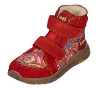 KOEL Barefoot gefütterte Kinder Sneakers SILAS TEX PRINT red, Größe:33 EU