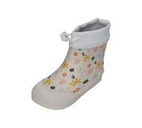 KOEL Barefoot Gummistiefel für Kleinkinder WELLIE Flowers White, Größe:23 EU